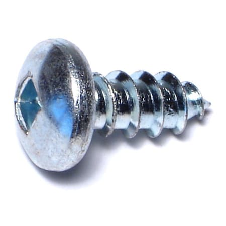 Midwest Fastener Sheet Metal Screw, #14 x 5/8 in, Zinc Plated Steel Pan Head Square Drive, 100 PK 08738